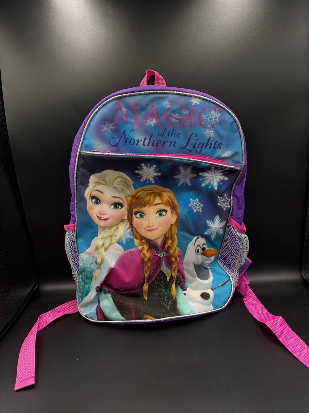 Disney Frozen Kids Backpack in Purple and Pink